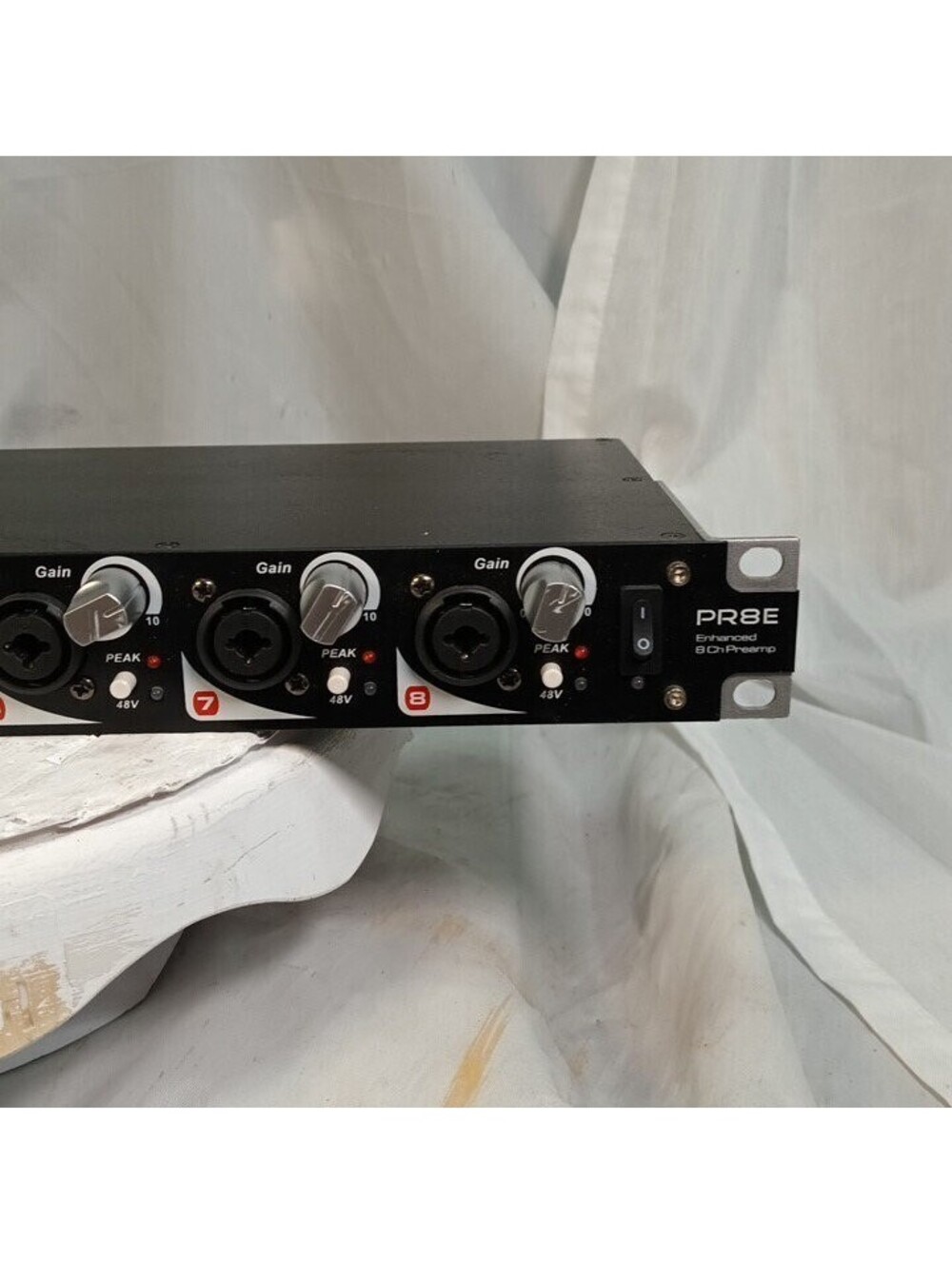 SM Pro Audio PR8E 8-Channel Mic Preamp Rack Phantom Power - Picture 4 of 7